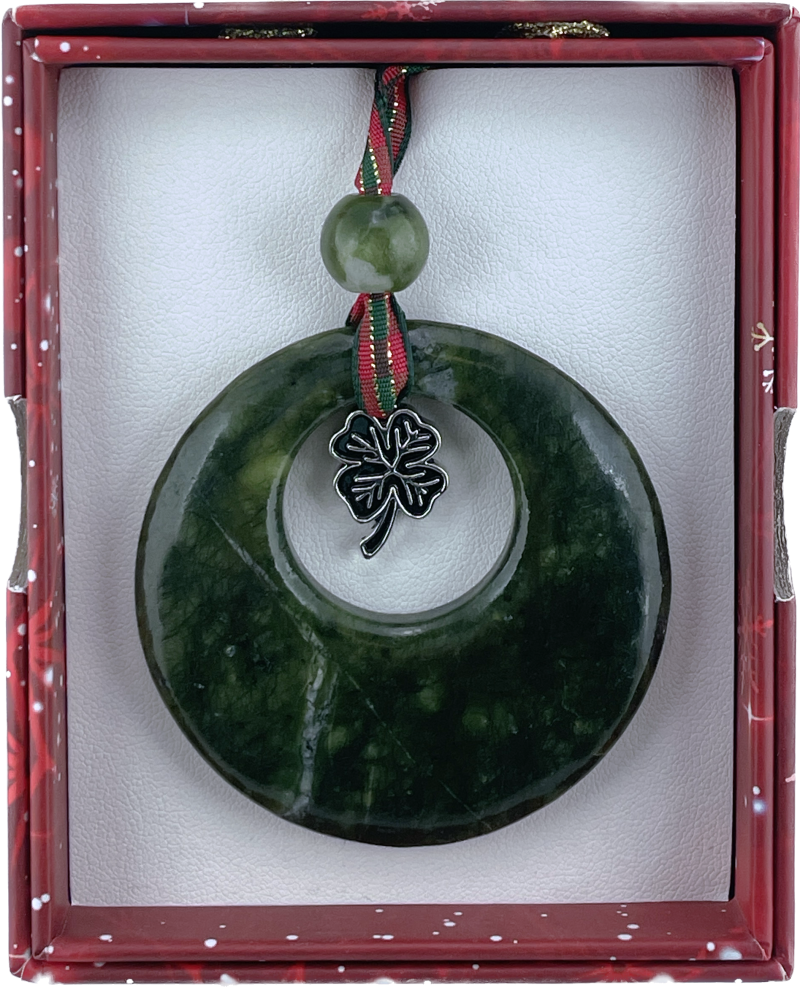 Four Leaf Clover Connemara Marble Decoration