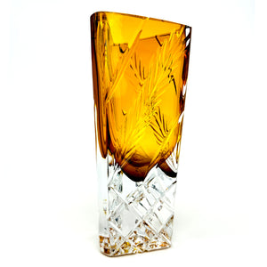 Amber Wheat Vase - One-of-a-kind