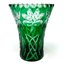 Load image into Gallery viewer, Green Shamrock and Old Celtic Vase