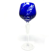 Load image into Gallery viewer, Blue Wheat Wine Glass