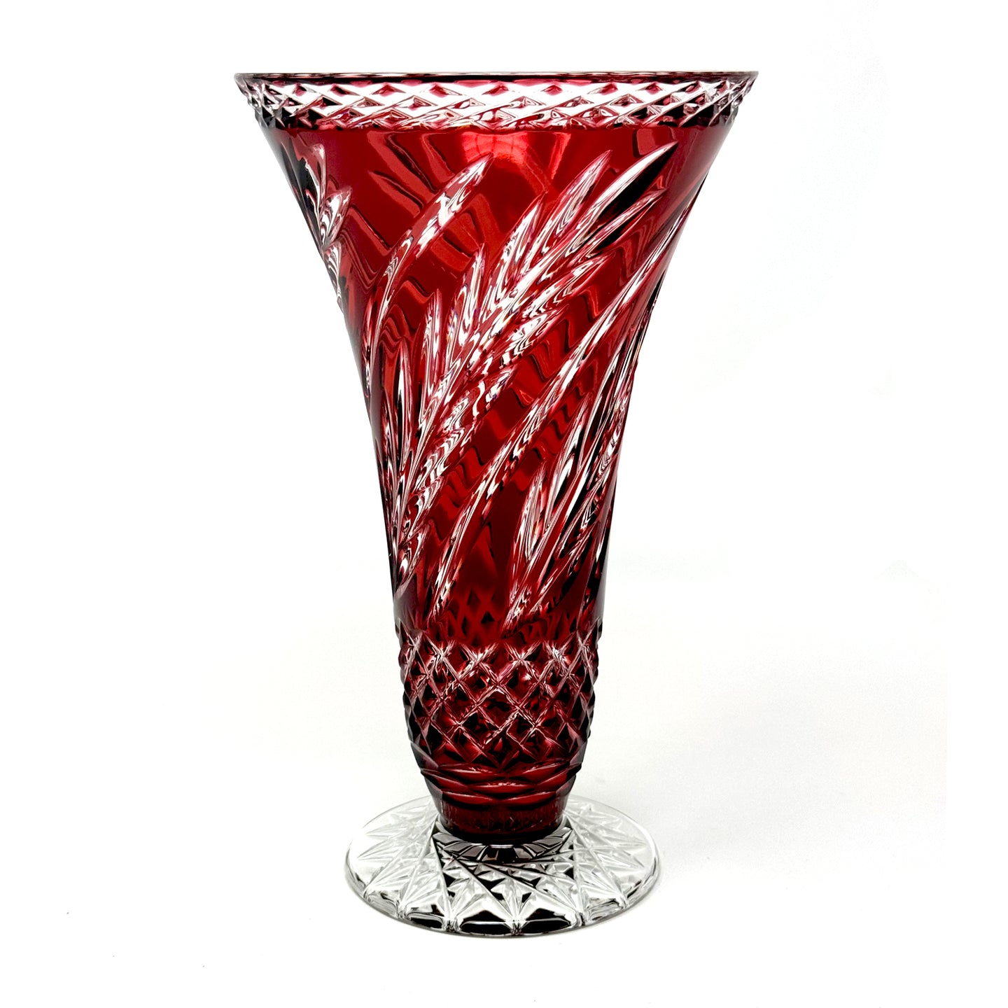 Red Wheat Limited Edition Footed Vase