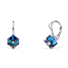 Load image into Gallery viewer, Cube Lever Back Earrings