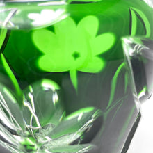 Load image into Gallery viewer, Emerald Green Shamrock Vase