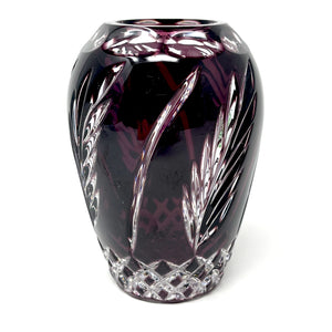 Small Amethyst Wheat Vase