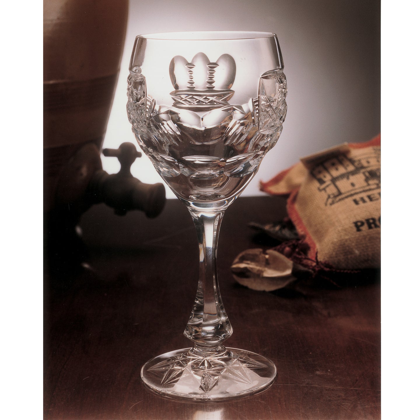 Claddagh Water Goblet