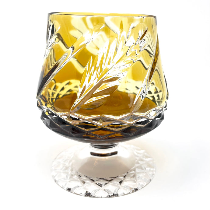 Amber Wheat Brandy Glass