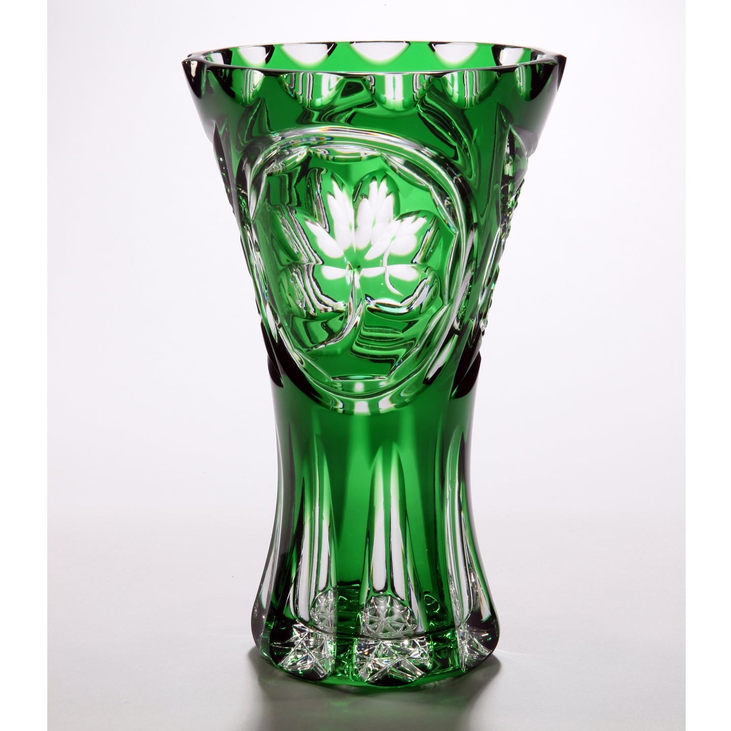 Green Shamrock Vase