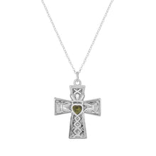 Load image into Gallery viewer, Claddagh Cross Pendant