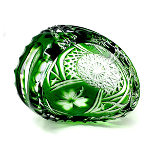 Emerald Green Small Shamrock Basket