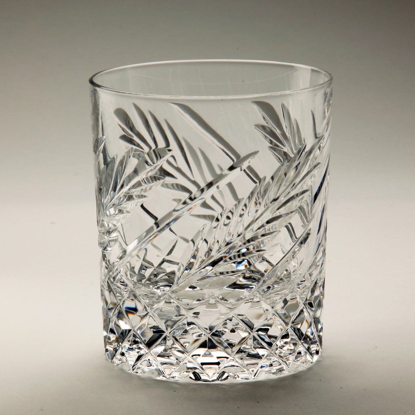Wheat Old Fashioned Crystal Whiskey Tumbler